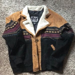 Suede Jacket 80’s printed